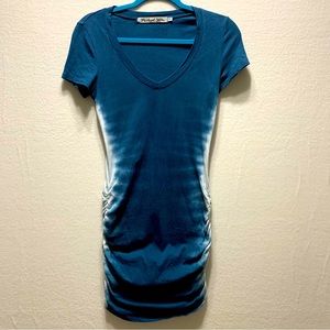 Michael Stars tie dyed mini shirt dress women’s size xsmall.